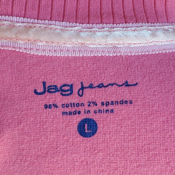 Jag Jeans Pink Comfy Sweatshirt / Sweater V Neck - Picture 6 of 6
